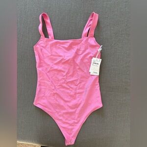 Good American Pink bodysuit